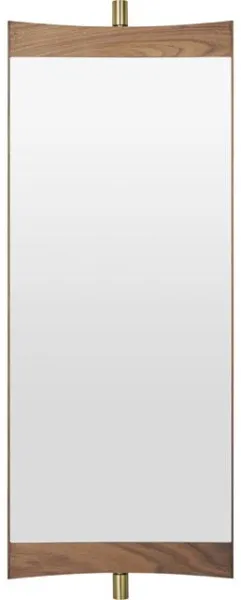 Gubi Vanity 1 Spejl Amerikansk Valnød